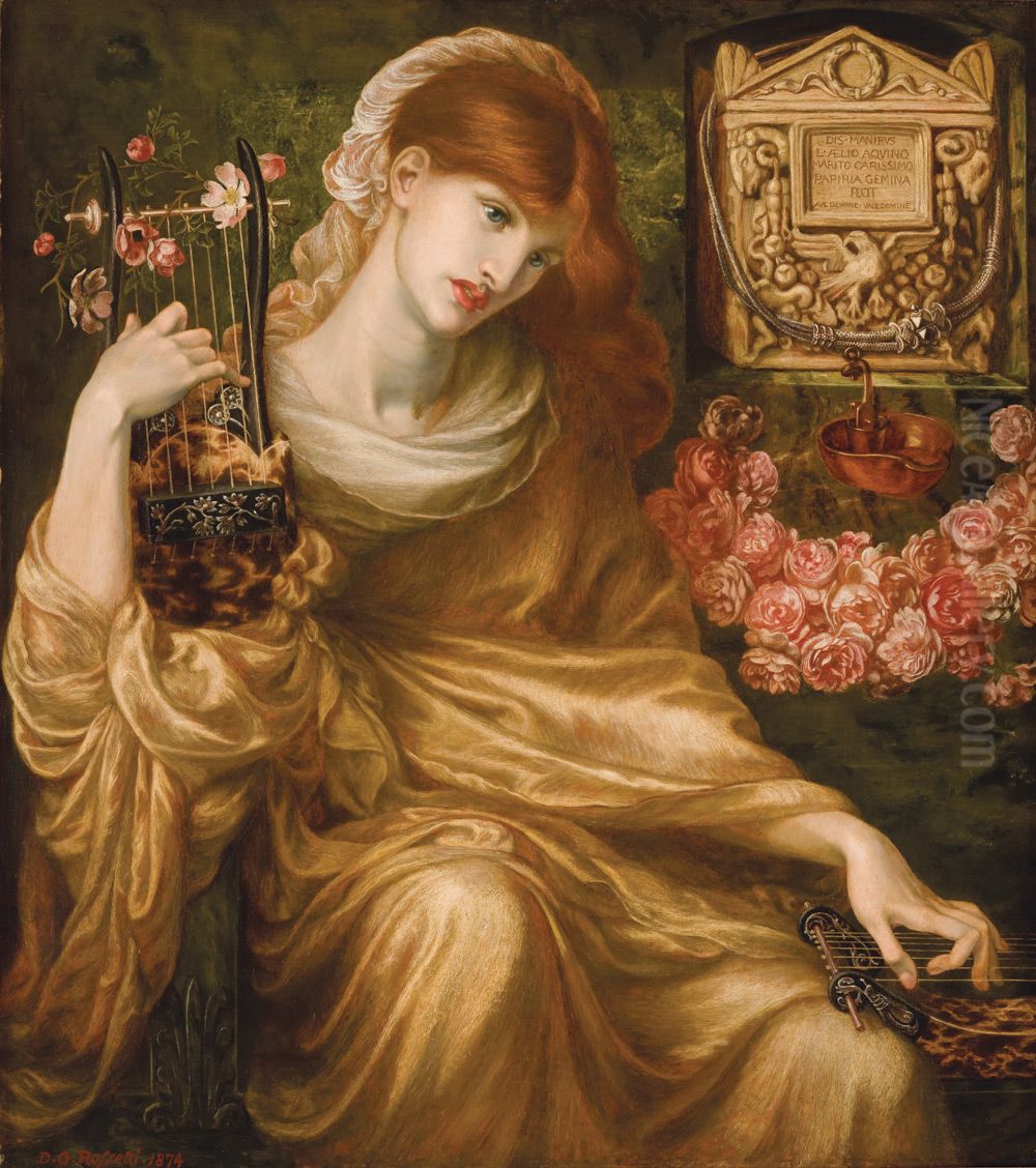 Veuve romaine Oil Painting by Dante Gabriel Rossetti