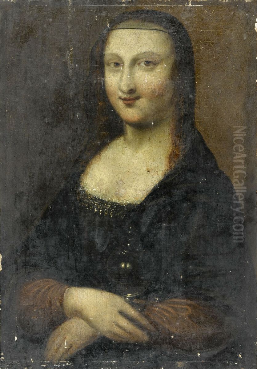 Mona Lisa (copy) Oil Painting by Leonardo Da Vinci