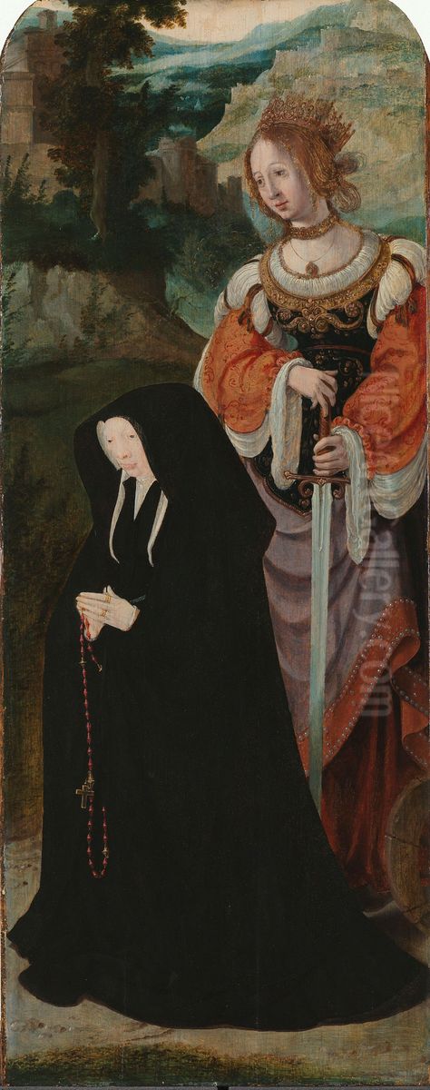 De opwekking van Lazarus Oil Painting by Aertgen van Leyden