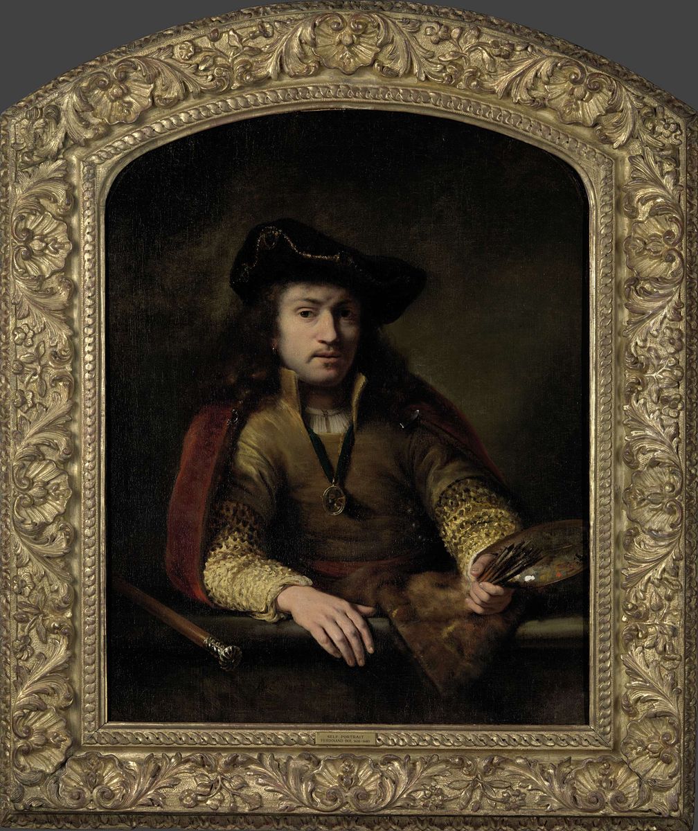 Portret van Ferdinand Bol Oil Painting by Ferdinand Bol