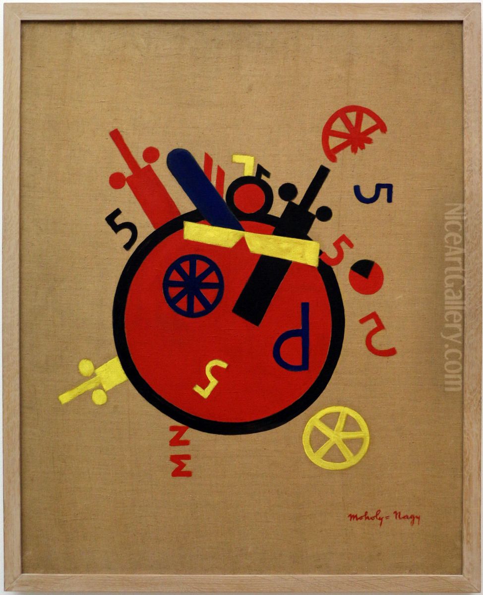 Die grosse Gefuhlsmaschine Oil Painting by Laszlo Moholy-Nagy