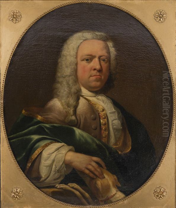 Portret van Martinus (?) of Paulus (?) Boogaert Oil Painting by Dionys Van Nijmegen