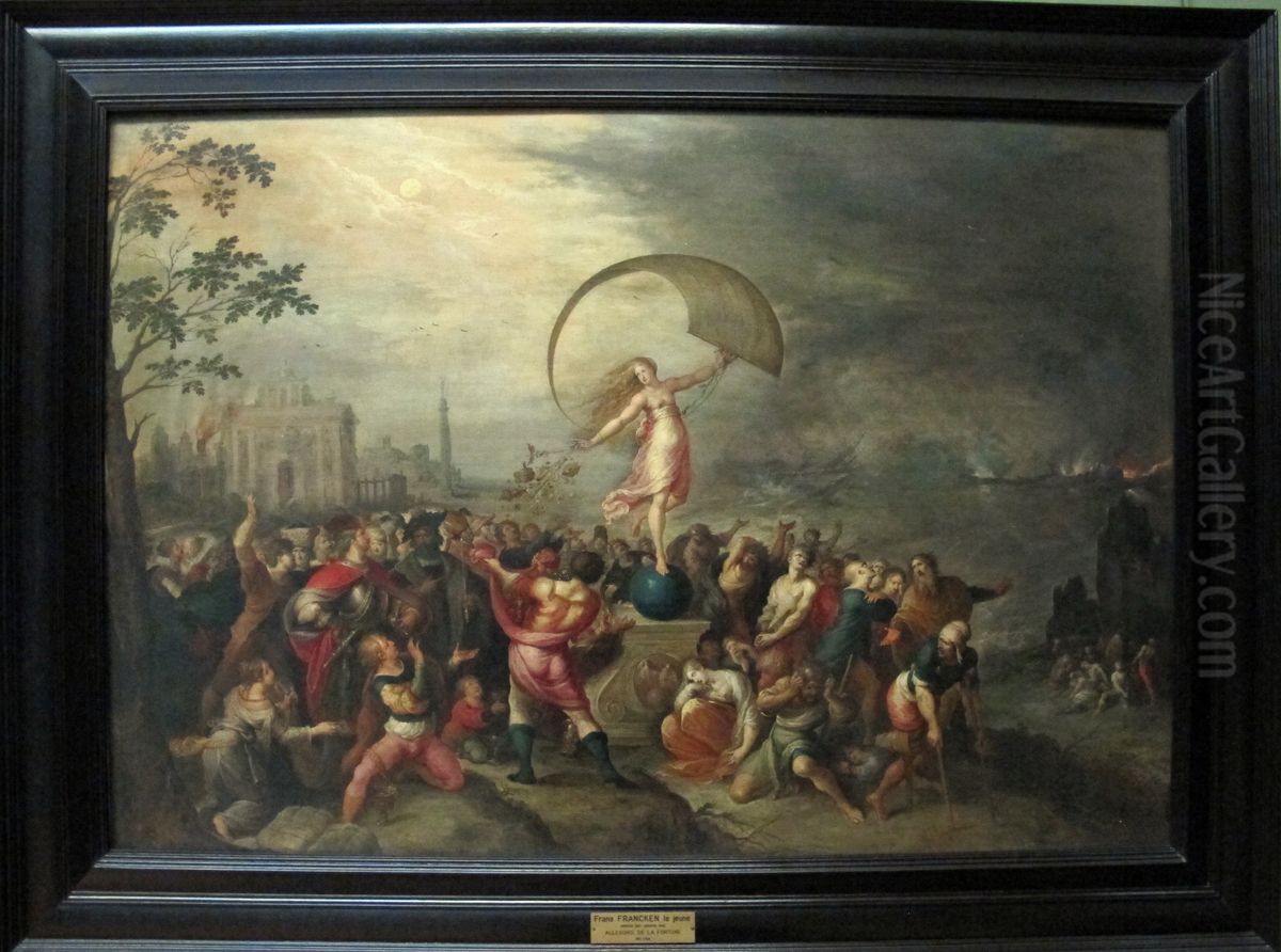 marine fortune Oil Painting by Frans Francken the Younger