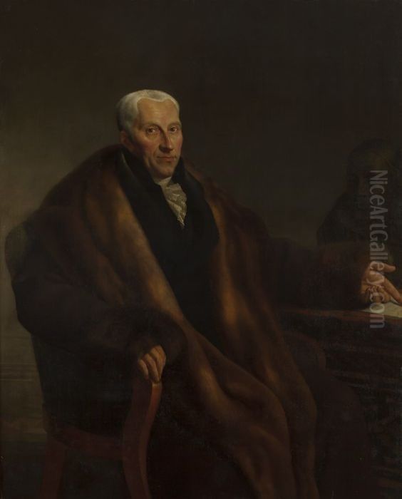 Portret van Gijsbert Karel van Hogendorp (1762-1834) Oil Painting by Cornelis Cels