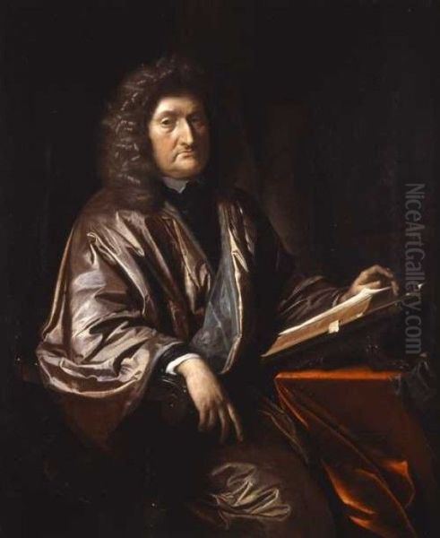 Portret van Johannes Roos (1620-1703) Oil Painting by Adriaen Van Der Werff