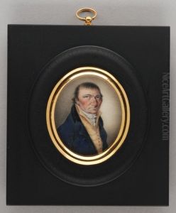 Portretminiatuur van een man