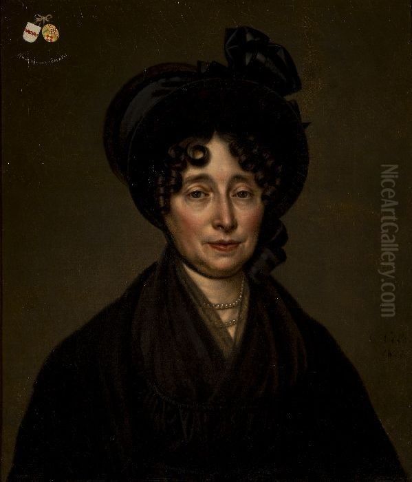 Portret van Sara van der Pot (1762-1826) Oil Painting by Cornelis Cels