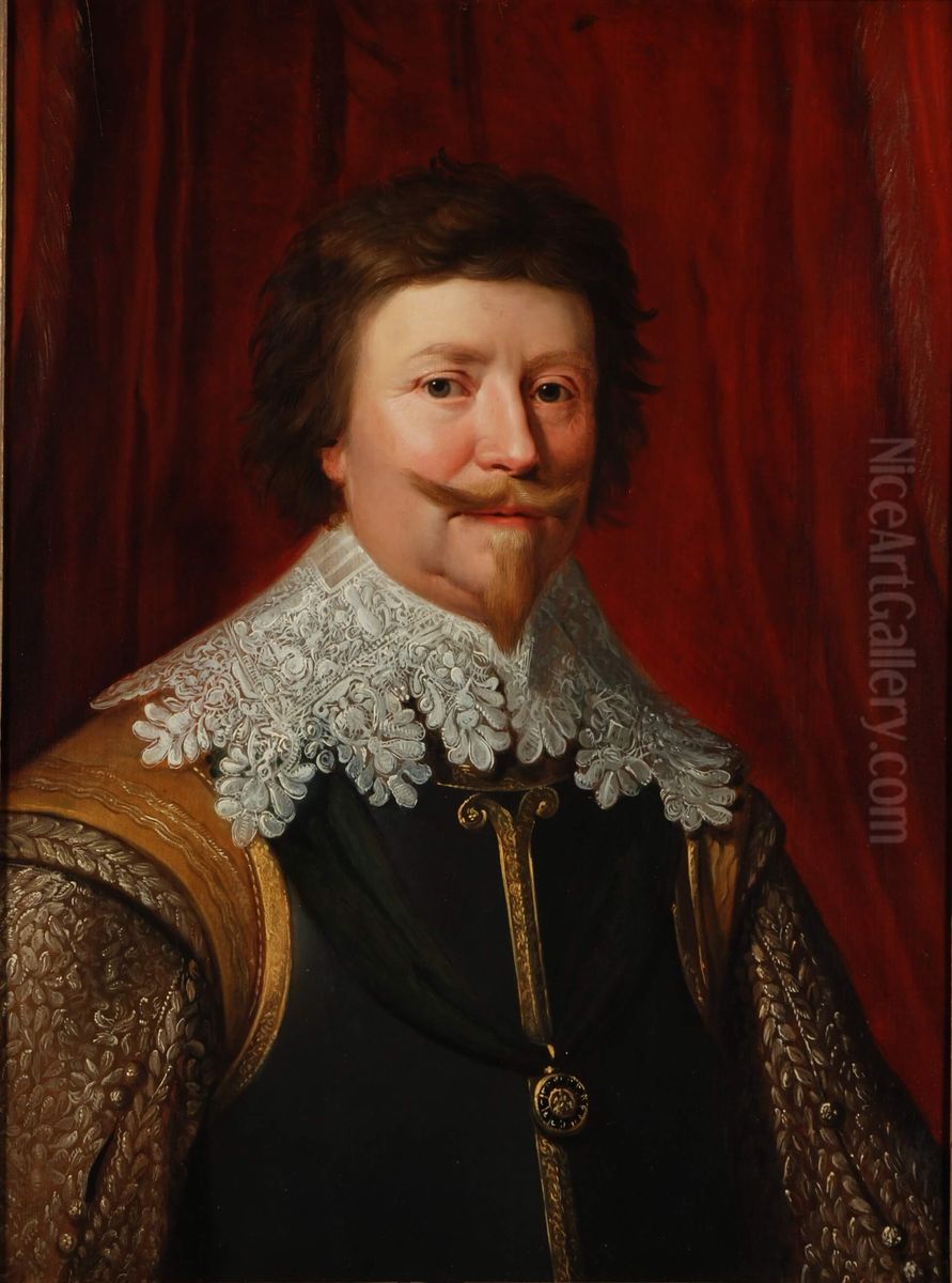 Portrait of Frederik Hendrik, prins van Oranje (1584-1647) Oil Painting by Michiel Jansz. van Mierevelt