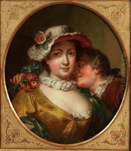 Portret van een amoureus paar