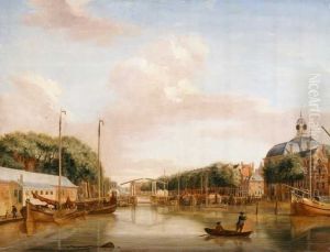 Nieuwe vischmarkt aan de Blaak