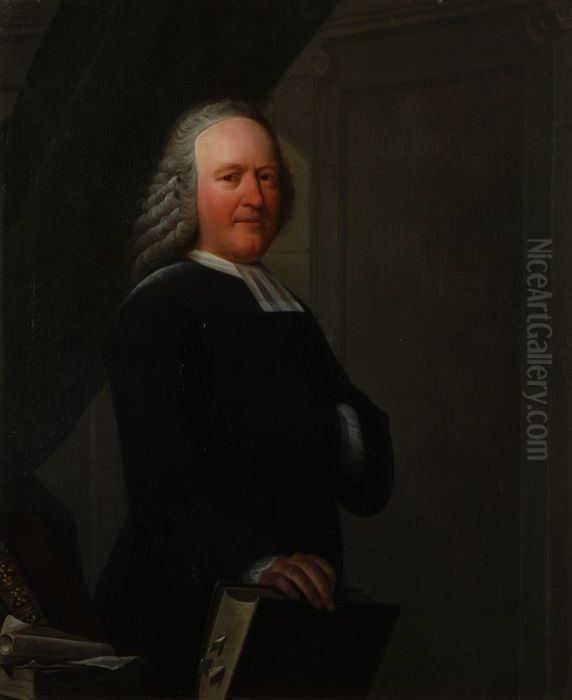 Portret van Petrus Hofstede (1716-1803) Oil Painting by Dionys Van Nijmegen Portret van Petrus Hofstede (1716-1803) Oil Painting by Dionys Van Nijmegen