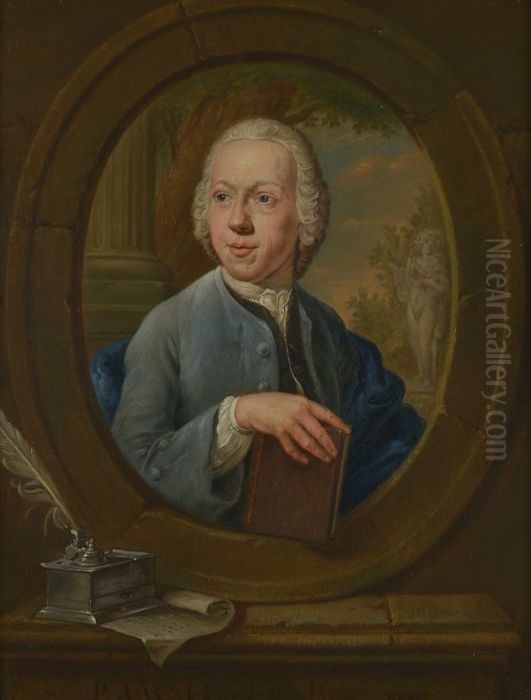 Portrait of an unknown man Oil Painting by Jan Stolker