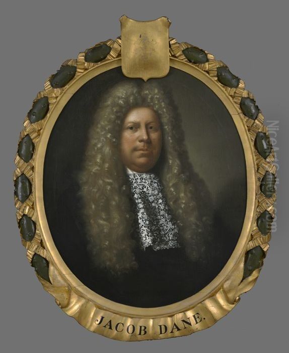Portret van Jacob Dane (1638-1699) Oil Painting by Pieter van der Werff