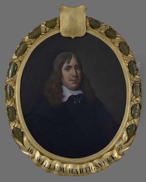 Portret van Willem Hartigsvelt (?-1664) Oil Painting by Pieter van der Werff
