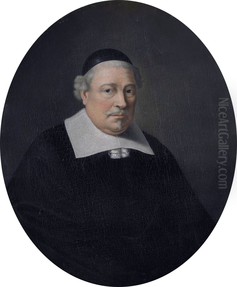 Portret van Cornelis de Koningh (c 1600-1658), bewindhebber van de VOC te Rotterdam in 1649 Oil Painting by Pieter van der Werff