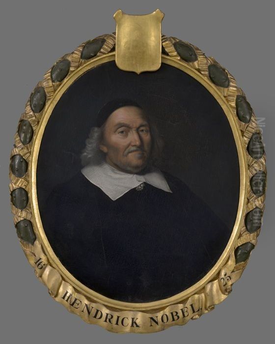 Portret van Hendrick Willemsz. Nobel (1568-1649) Oil Painting by Pieter van der Werff