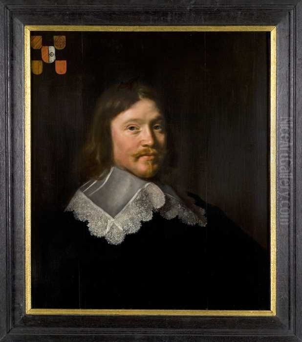 Portret van Hendrik Rammelman (?-1658) Oil Painting by Abraham de Vries