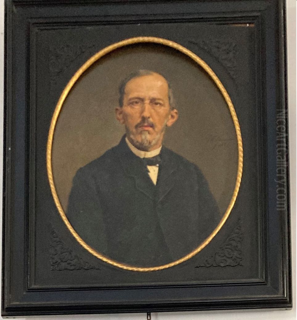 Portret van Jhr. Duco Gerrold Hora Siccama v.d. Harkstede Oil Painting by Johan Heinrich Neuman