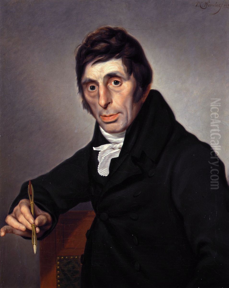 Portrait of Abraham van Strij (1753-1826) Oil Painting by Pieter Christoffel Wonder