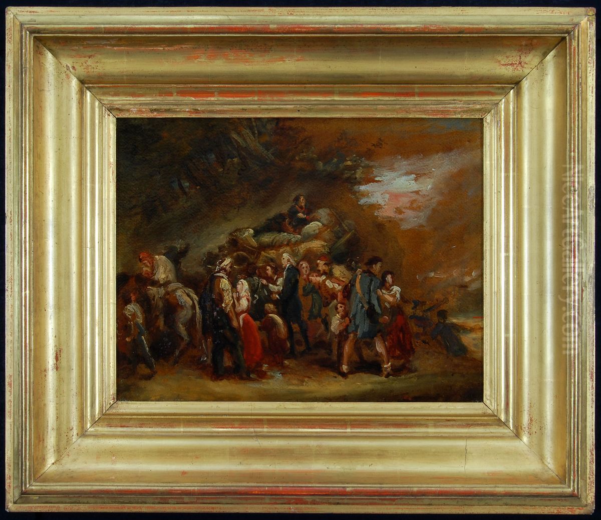 De terugtocht uit den Elzas Oil Painting by Ary Scheffer