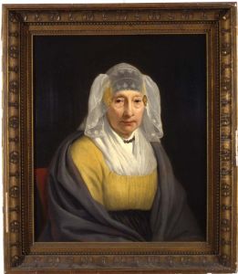 Portret van een oude dame