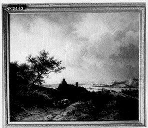 landscape near the Rhine Oil Painting by Barend Cornelis Koekkoek