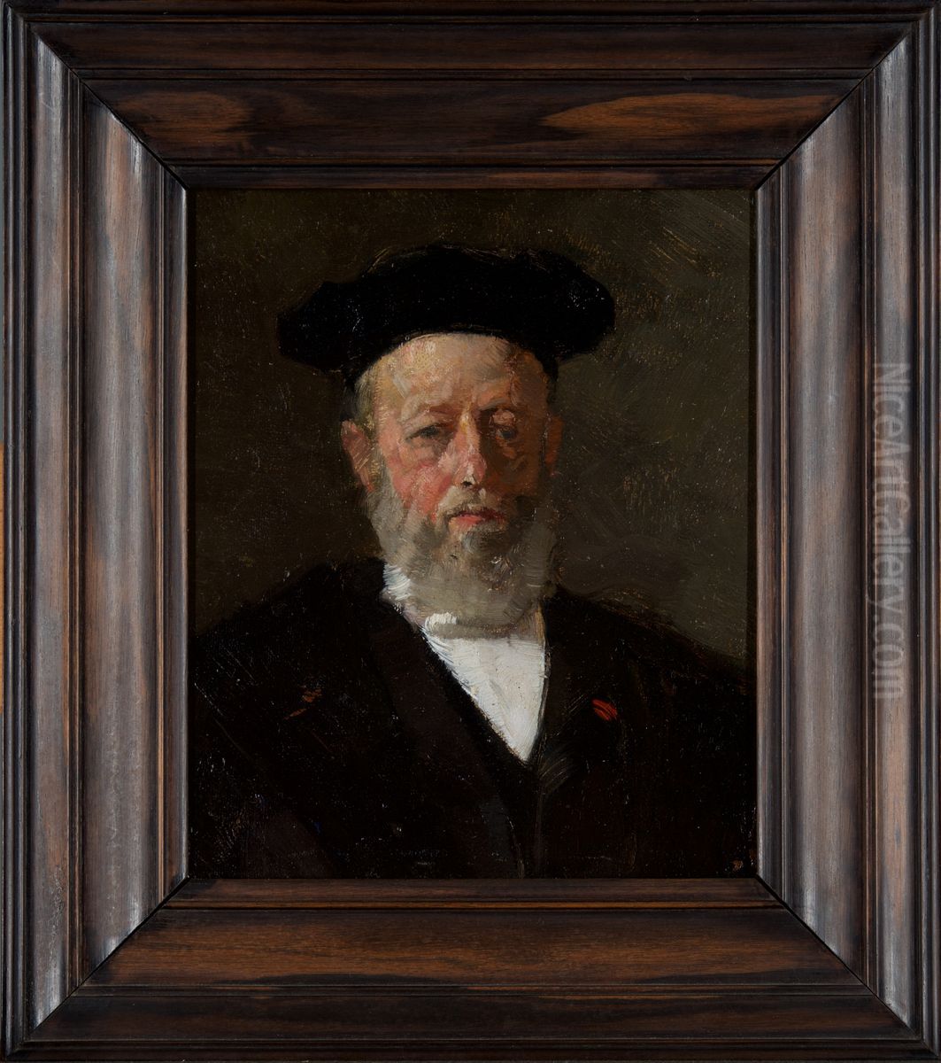 Pieter Johannes Veth (1814-1895) Oil Painting by Jan Veth