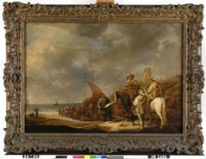 fish-selling an the shore