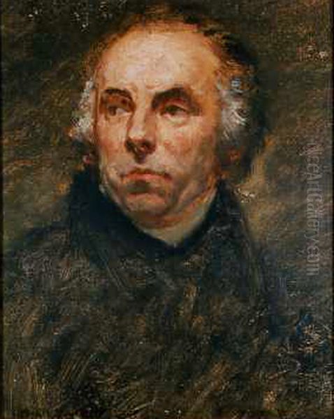 Portrait of S.W. Reynolds Oil Painting by Ary Scheffer