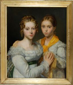 Study for the portraits of two daughters of Countess d'Estudt the Tracy