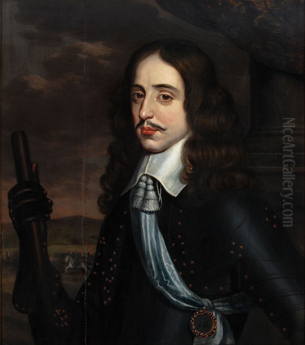 Portret van Willem II Oil Painting by Samuel Van Hoogstraten
