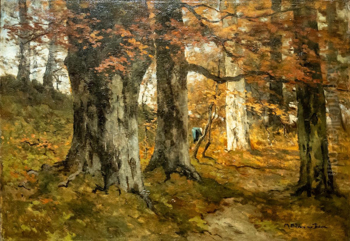 Im Wald Oil Painting by Maria Bilders-van Bosse