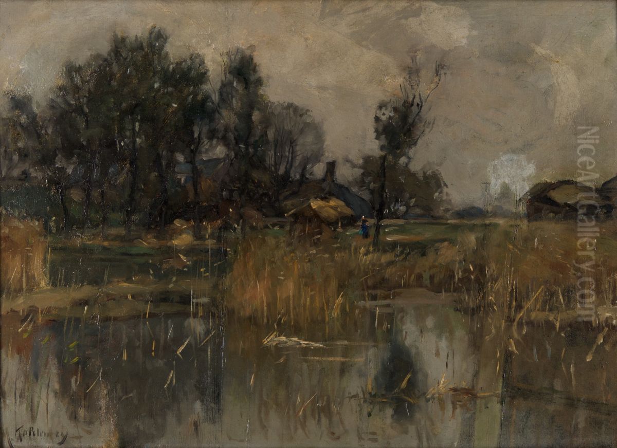 Aan de Maasbord Oil Painting by Bernard Koldeweij