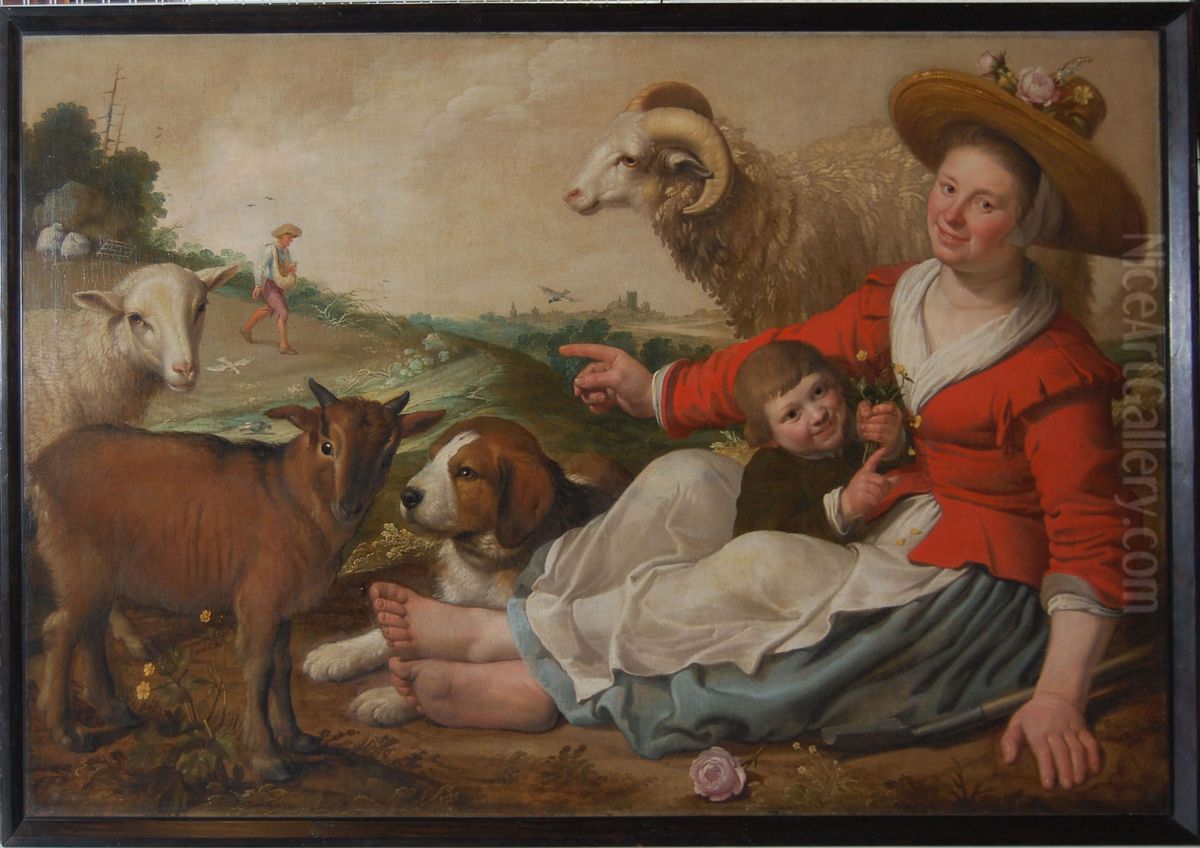 De herderin Oil Painting by Jacob Gerritsz. Cuyp