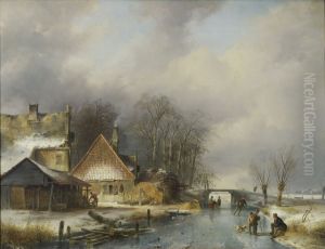 Hollands winterlandschap