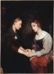 Effie en Janny Deans in de gevangenis van Edinburgh
