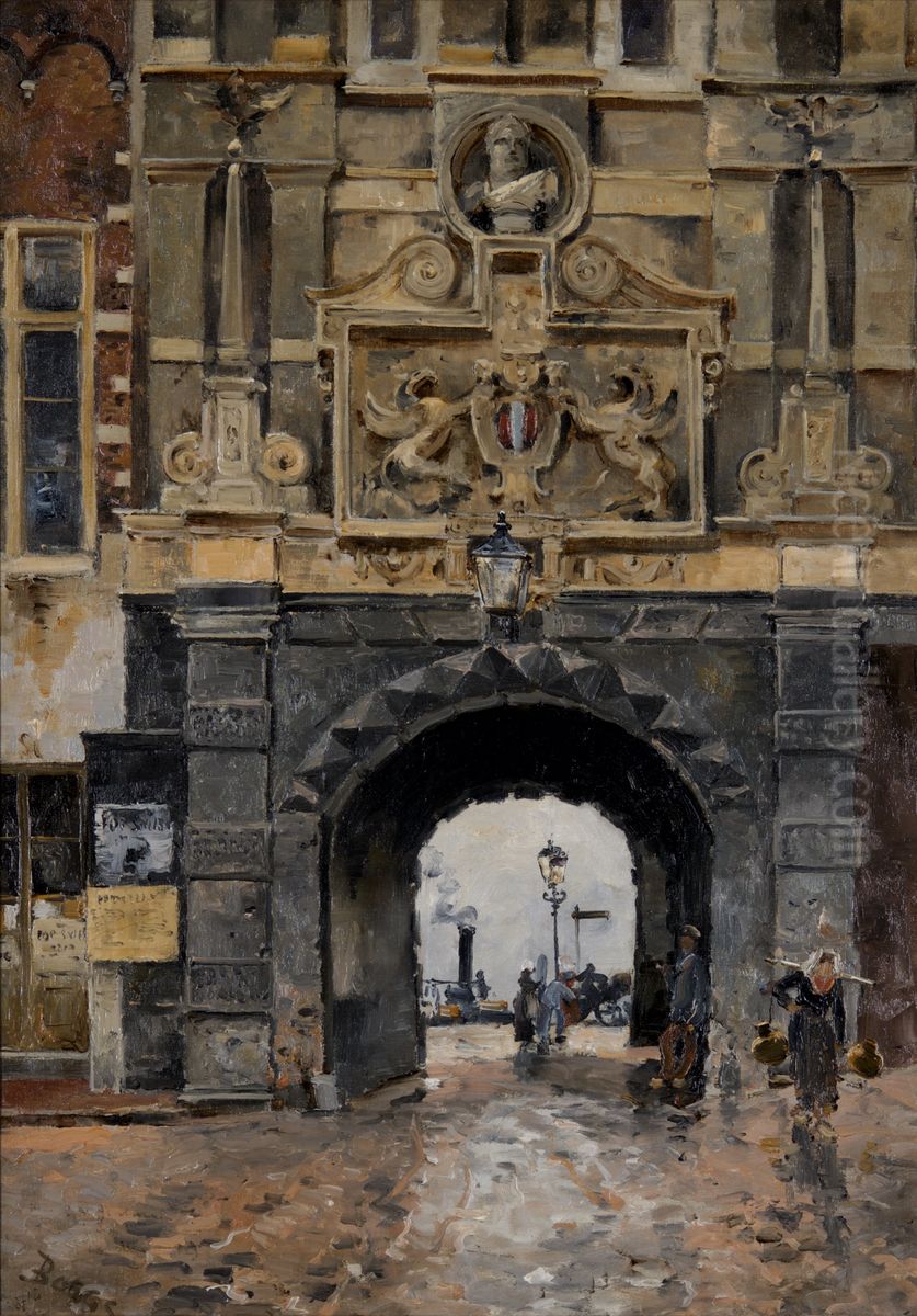 Groothoofdspoort Oil Painting by Frank Myers Boggs