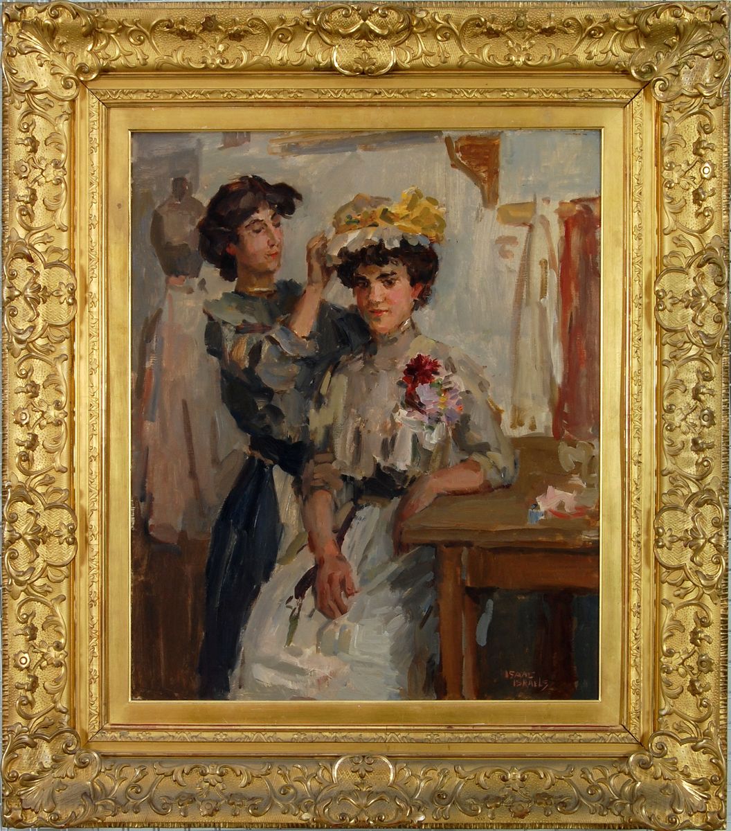 Coiffeur Sainte Catherine Oil Painting by Isaac Lazarus Israels
