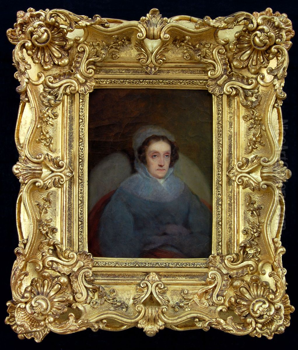 Portret van de moeder van de kunstenaar, mevr. Cornelia Scheffer geb. Lamme Oil Painting by Ary Scheffer