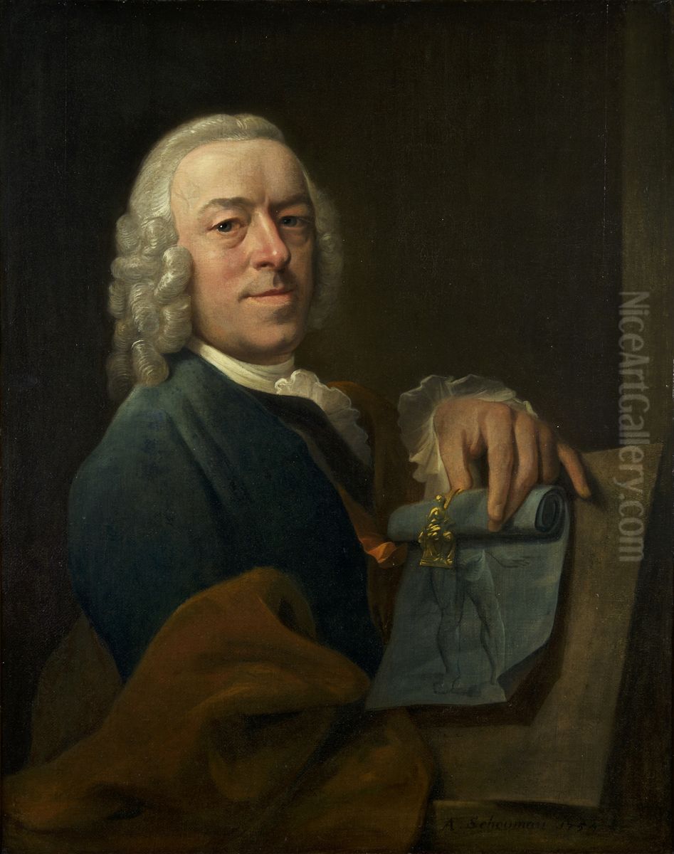 Self-portrait Oil Painting by Aert Schouman