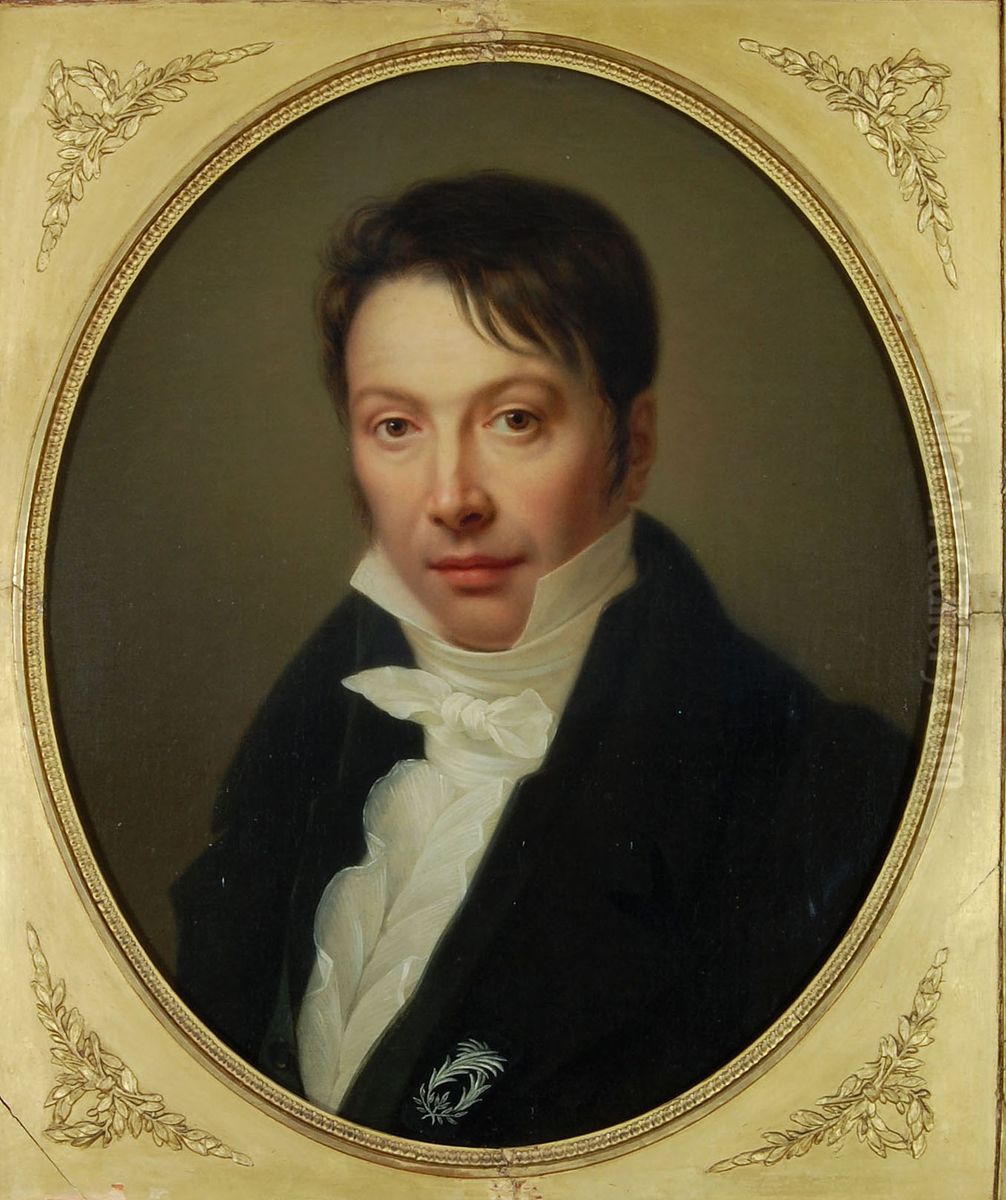Portret van Dr. Jean Nicolas Marjolin Oil Painting by Ary Scheffer