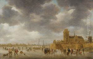 IJstafereel bij Dordrecht