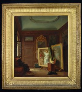 De kleine schilderkamer in het Pavillon Roquelaure, Scheffers buitenverblijf te Argenteuil