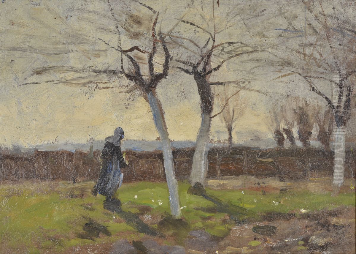 In de Boomgaard Oil Painting by Bernard Koldeweij