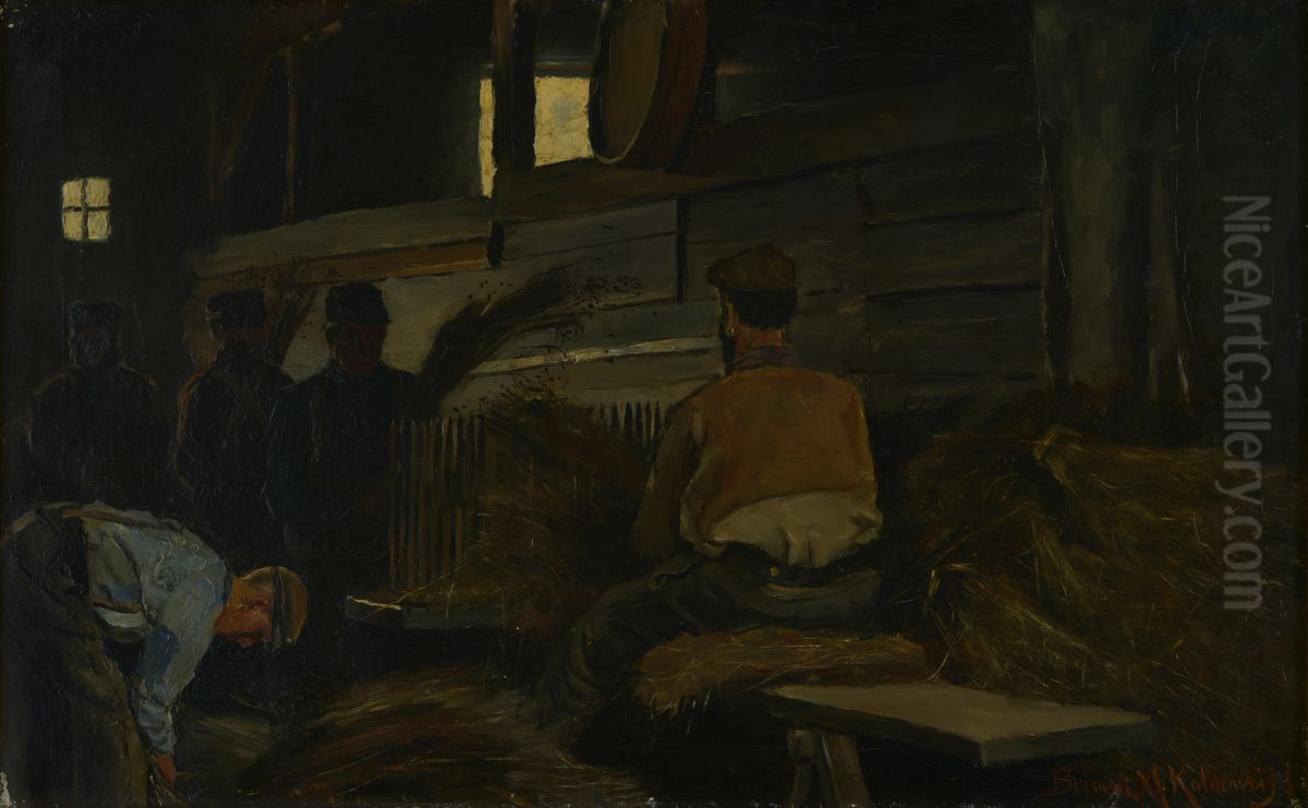 De Vlashekelaars Oil Painting by Bernard Koldeweij