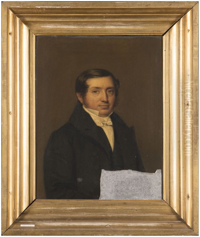 Portret van Dirk Zeper Oil Painting by Willem Bartel Van Der Kooi