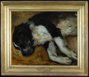 Turc, de hond van de kunstenaar, na zijn dood