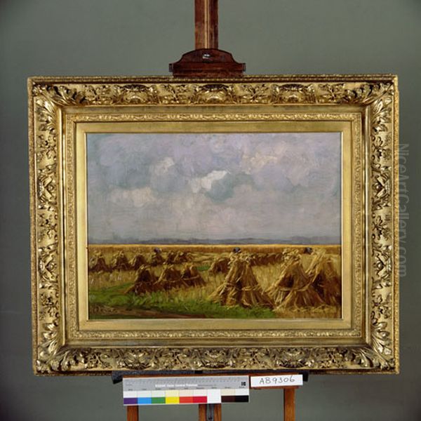 Korenschoven Oil Painting by Rinus Reus