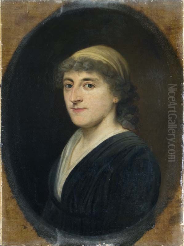 Portret van Jacomina van Nijmegen Salomonsdr. Oil Painting by Taco Scheltema