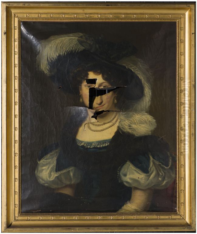 Portret van Cornelia Clementia van Bosveldt Oil Painting by Willem Bartel Van Der Kooi